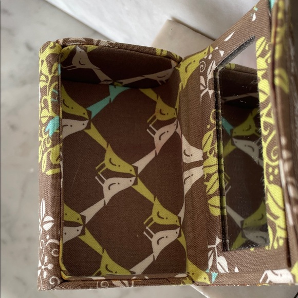 VERA BARDLEY Kiss Me Twice Sittin in a Tree Double Lipstick Mirror Case Retired - Picture 15 of 16